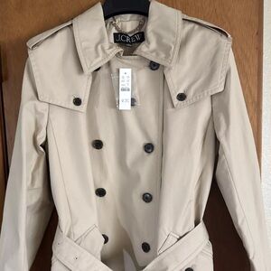 J. Crew Double Breasted Trench Coat NWT 10
